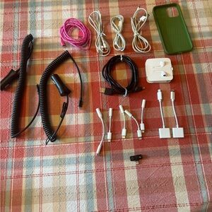 Green Phone Case and Accessories Set